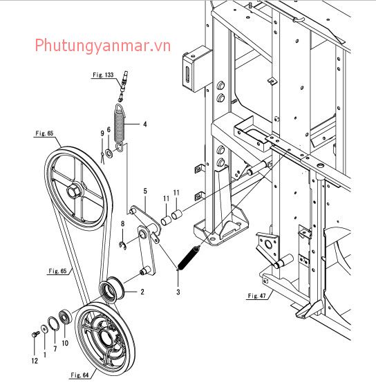 dây đai roto trước 2